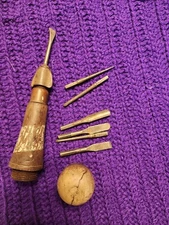 Antique John J S Fray Carpentry Multi Tool Kit (7 piece set)