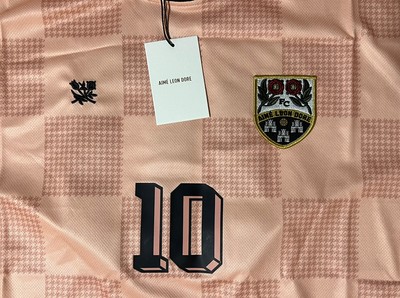 Aime Leon Dore Team Soccer Jersey in Peach Beige (Pink) SS23 Men's