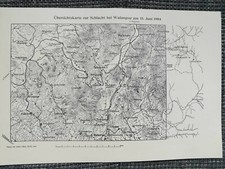 Schlacht von Te-li-ssu Battle of Te-li-ssu ( Original KARTE von 1910