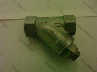 JFW VALVE YS-800-CF8M 1/2'' NPT Y STRAINER SERIES 901 STAINLESS STEEL 