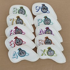 10x New Bomb Series Golf Iron Cover RH Iron Club Protect Headcovers 4-9,P,A,S,X