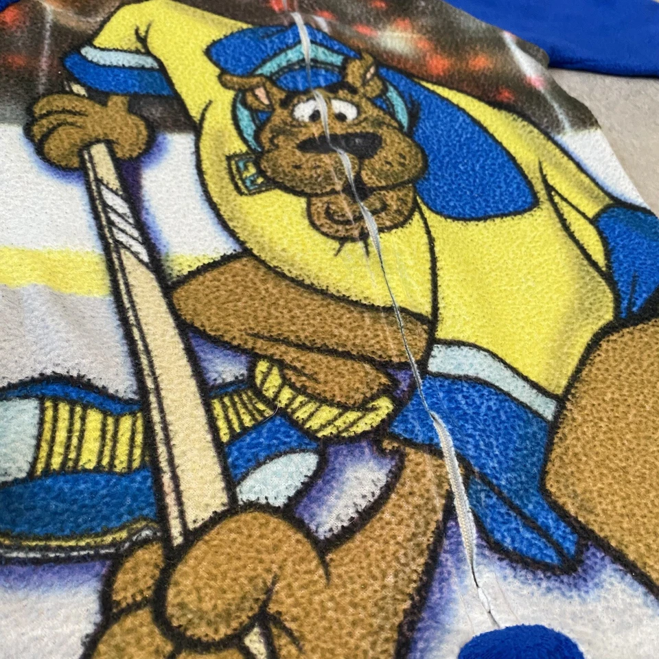 Pijama Scooby-Doo de una pieza vintage años 90 juvenil 6-7? Cartoon Network Zip Up Sleep Foto 4 de 4