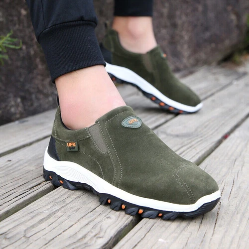 Mens Casual Breathable Loafers Shoes Running Walking Slip on Sports Sneakers Gym - Bild 23 von 49
