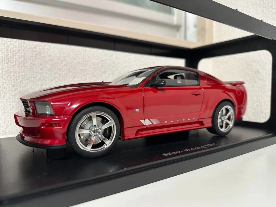 AutoArt 1/18 Saleen Mustang S281 Extreme Rojo Diecast Modelo Auténtico de Japón Foto 4 de 4