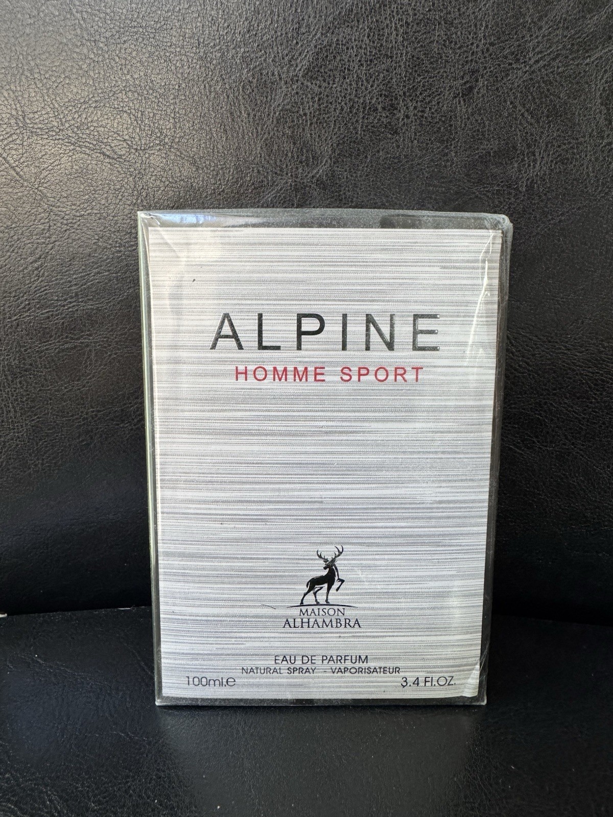 Maison Alhambra Alpine Homme Sport Eau de Parfum EDP Spray for Men 3.4 oz - New