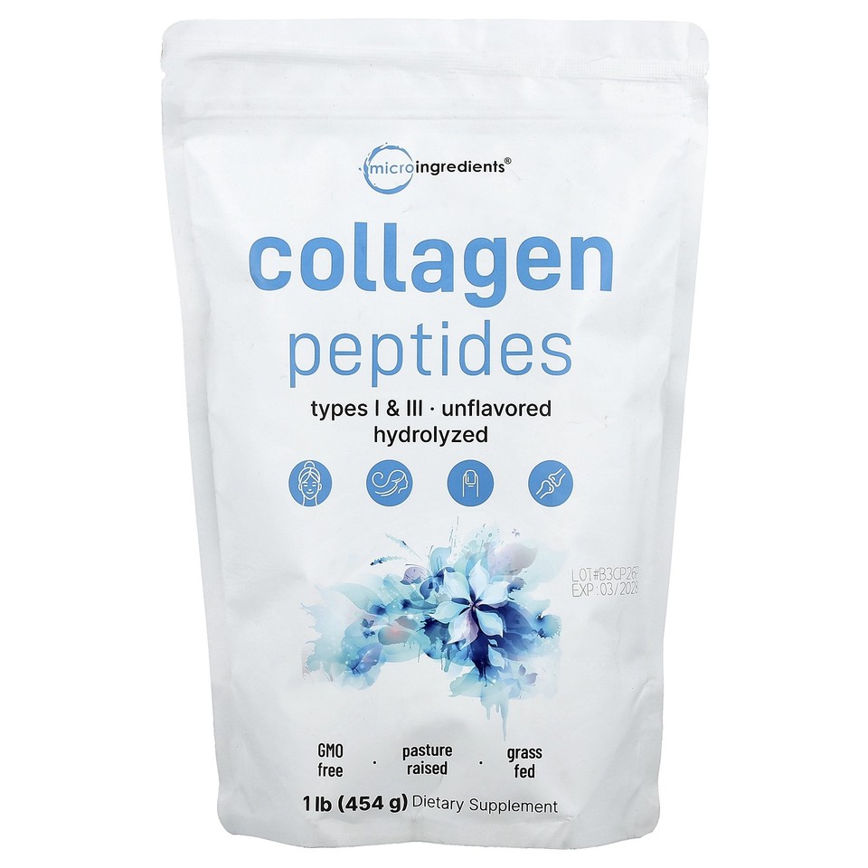 Collagen Peptides, Unflavored, 1 lb (454 g)