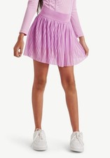 Justice Girls Active pleated skort w/Shorts size XL 16-18 Lavender sparkle