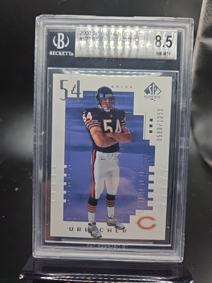 Brian Urlacher 2000 SP Authentic #122 Rookie #/1250 BGS 8.5 Gem Mint