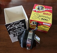 Zebco Model 33 Black  Original Box & Papers Vintage Made in USA