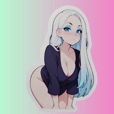 Anime Waifu Decal Sticker Multiple Sizes Available Anime Waifu Decal Sticker Multiple Sizes Available