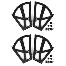4Pcs Shoe Cabinet Flip Shoe Rack Hinge Cold-rolled Steel Large Capacity Black