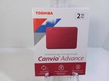 NEW Toshiba 2tb Canvio Advance Portable External Hard Drive USB 3.0 Hdtca20xr3aa