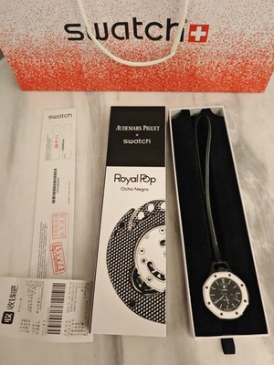 Audemars Piguet x Swatch Royal Pop Ocho Negro Black Full Set NEU