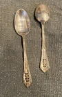 (1934) Wallace Sterling Silver (2 Spoons) 50 Grams Of Sterling Silver