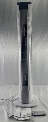 Quigg Turmventilator TF -1 mit Fernbedienung Timer & Lüftungsstufe 50W