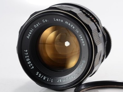 PENTAX SMC Super Multi Coated TAKUMAR 55mm F/1.8 M42 Late model