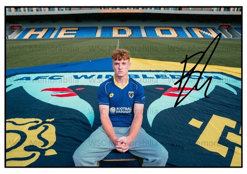 11171. Brodi Hughes Signed Pictures (A4 Prints) Chelsea Wimbledon