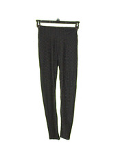 Women's Black Stretch Pants Small Pull On Textured Leggings NWOT