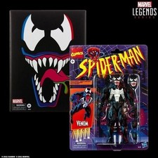 Spider-Man Marvel Legends Retro Venom Pulsecon HASCON Action Figure HASBRO
