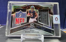 2024 Spectra Rising Rookie Hyper Prizm Rome Odunze NFL Shield Laundry* READ🔥🐻