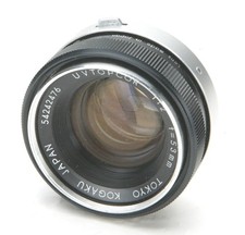 Vintage For 35mm Film Camera Topcon UV Topcor 2/53mm Lens. Clean. TESTED.