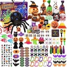 Shemira 240pc Halloween Party Favors Bulk Toys Goodie Bag Fillers Kids Assortmen