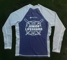 LOS ANGELES Junior LIFEGUARDS LAFD COOLIES Women's Kid Surf Youth Top Sz Small