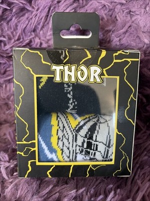 Thor Icons Crew Socks - 2-Pair Box Set - Multi-Color - New In Box