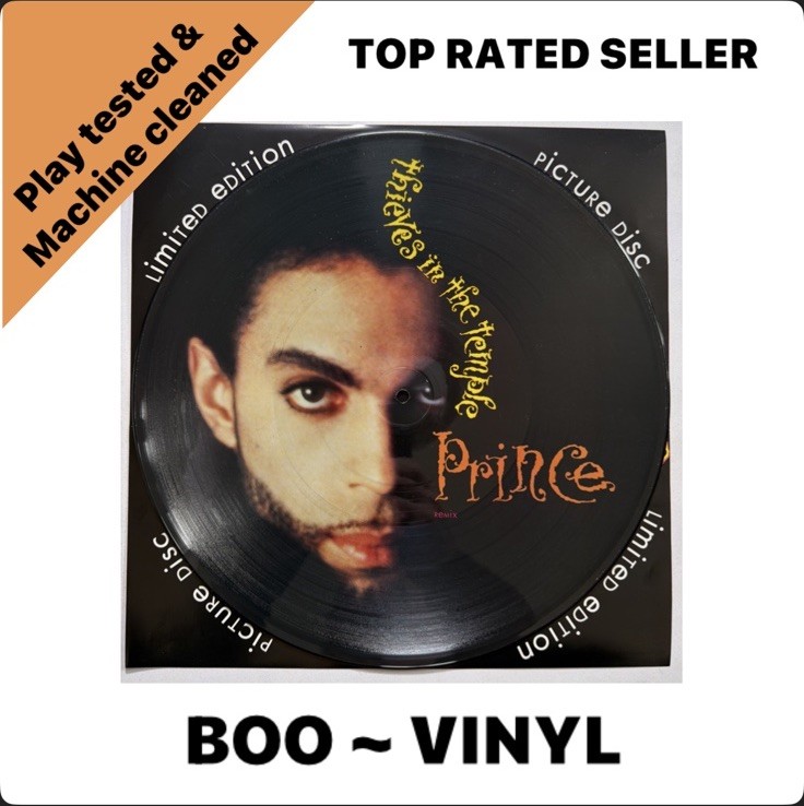 Prince - Thieves in The Temple (Ltd Edition Picture Disk) ‎W9751TP EX / EX