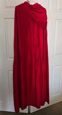Full Length Hooded Red Cape Adult Standard