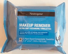 Neutrogena Ultra-Soft Cleansing Makeup Remover Towelettes Wipes 25 Count