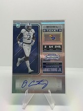 2018 Contenders Draft Picks - Dorance Armstrong Jr - Bowl Ticket RC Auto - /99