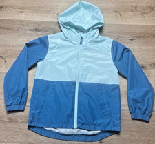 Eddie Bauer Size M 10/12 Kids Multicolor Hooded Full Zip Windbreaker