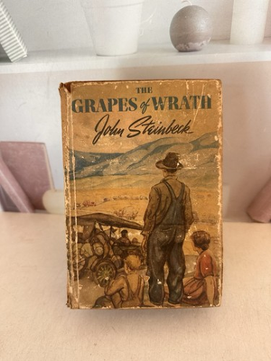 #ad #ad The Grapes of Wrath by John Steinbeck 1941 The Sun Dial Press With Dust Jacket $47.99