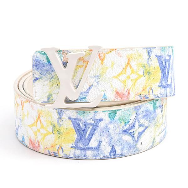 Louis Vuitton Men's LV Shape Belt 100/40 Monogram Pastel
