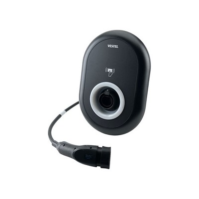 Vestel EVC04-AC22-T2P Wallbox IP54 400V 32A 22kW 5m Typ 2 Ladekabel 3 Phasen