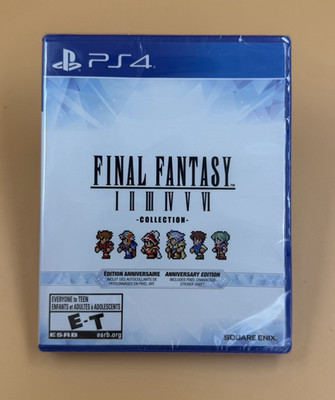 Final Fantasy I-VI Collection Anniversary Edition for Sony Playstation 4 | NEW