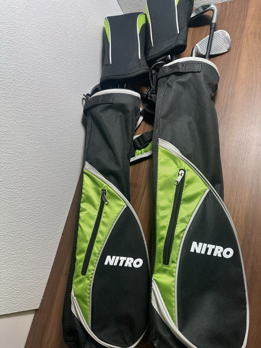 NITRO CROSSFIRE JUNIOR クラブセット Nitro Golf Crossfire Kids Golf Set, 6 Piece, Green, Right