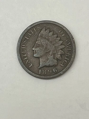 1896 Bronze  Indian Head Cent/Penny - Nice Album Slot Filler