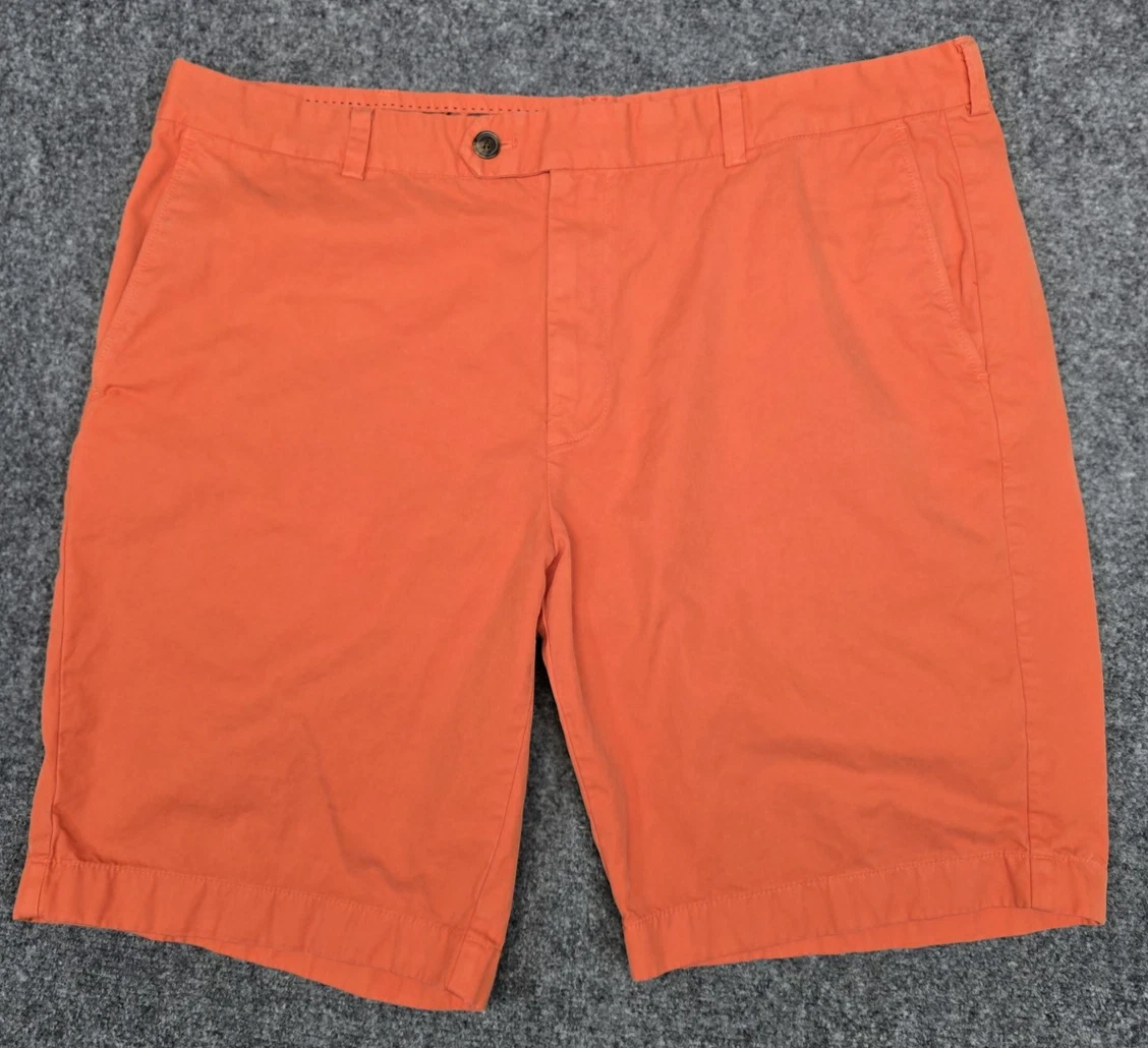 Brooks Brothers Shorts Mens W42 Bermuda Flat Front Chino Casual Summer Golf