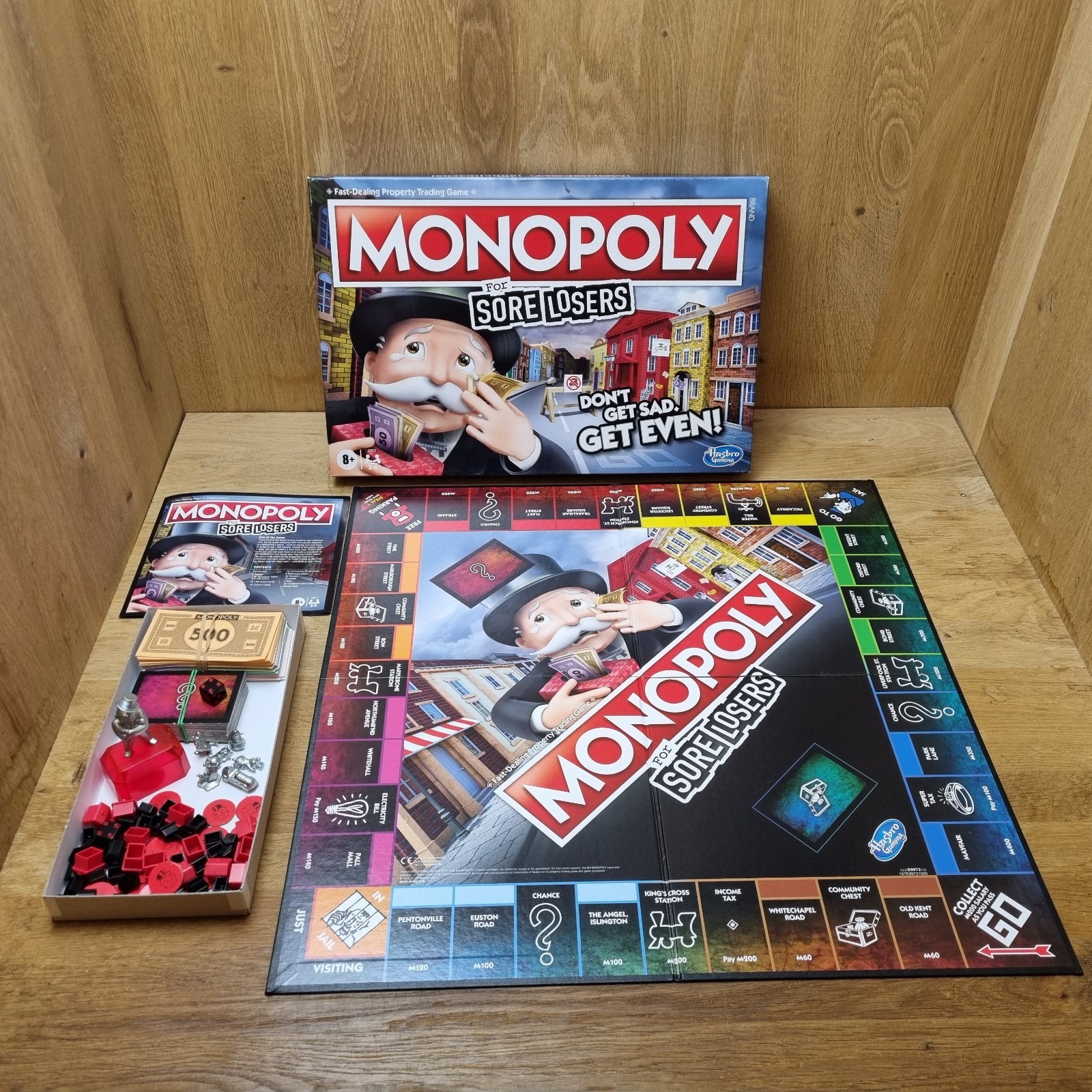 Monopoly Sore Losers Edition Board Game Hasbro Complete Family Strategy Battle
