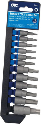 OTC 6100 Standard TORX Bit Socket Set - 12 Piece One Size 