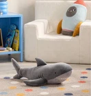 Pillowfort Shark gray Weighted Plush Sensory NWT Viral htf