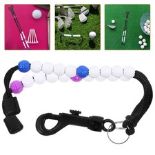 2pcs Golfs Scoring Keeper Golfing Stroke Counter Beaded Golfing Counter Outdoor