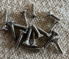Guitar Doctor Custom Shop 15 pk. Stainless Steel Fender Pickguard Screws USA