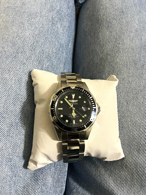 Invicta Pro Diver Men's Quartz Black Dial Date 200m SS Bracelet w/ Box