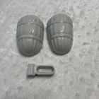 2 Vintage Milk Glass Bird Cage Feeders And Treat Holder
