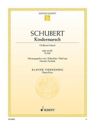 Kindermarsch op. posth. D 928 Klavier (4 Hände) (leicht - mittel) Schubert