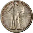1923-S Standing Liberty Quarter ANACS VG8 Key Date Decent Eye Appeal