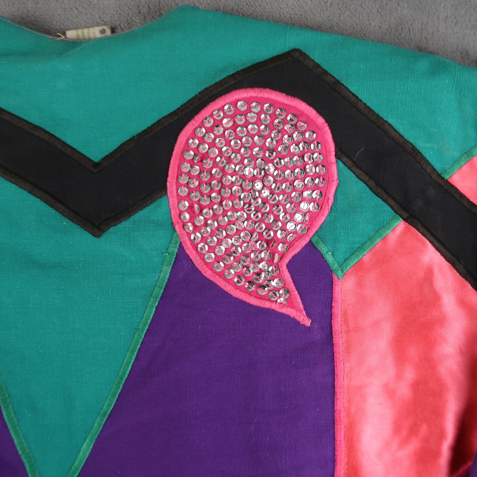 Tipicano 80s Patchwork Embroidered S Grannycore J… - image 20